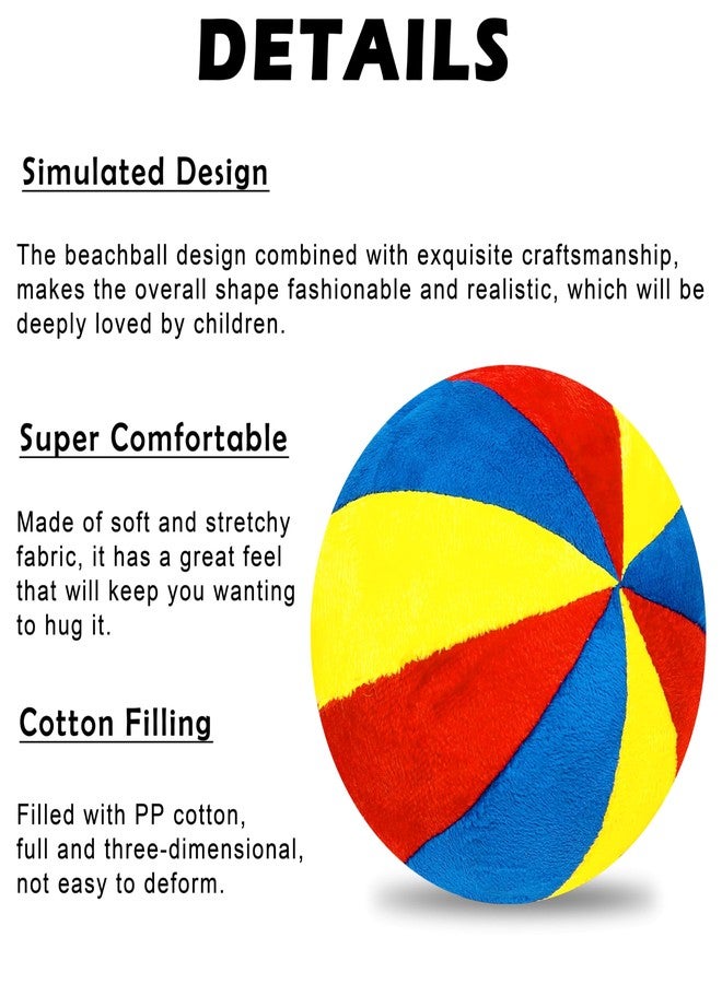 في جراسب كرة خشخيشة للأطفال من VGRASSP، مقاس 12 سم، بتصميم رانجولي ملون - كرة محشوة ناعمة من القطيفة تصدر صوت خشخشة للأطفال الرضع والصغار - هدية عيد ميلاد رائعة للعناق - اللون حسب المتوفر - Image 4